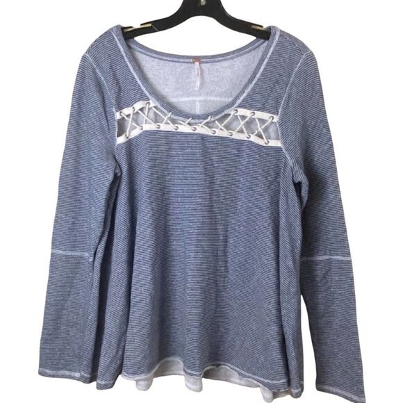 Free People Lacey Pullover Oversized Sweatshirt - Picture 2 of 10